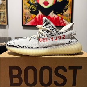 Men’s Adidas Yeezy Boost 350 V2 (Zebra) - Size 10